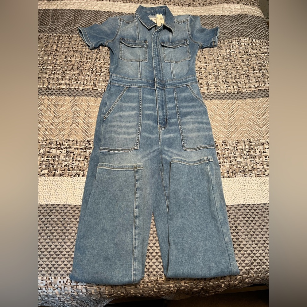 Aerie Denim Jumpsuit